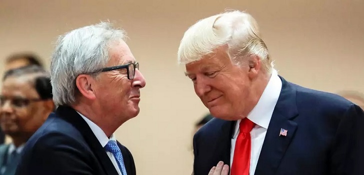 Jean-Claude Juncker y Donald Trump Bruselas vs Trump: la CE estudia imponer aranceles a las farmacéuticas de EEUU
